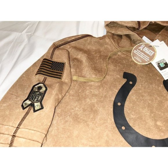 ❤️Indianapolis Colts Salute to Service Hoodie 2023 Men's Sideline Pullover❤️ - Picture 4 of 7